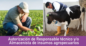 [JUNIO 2022] Autorización de Responsables técnicos y/o Almacenistas de Insumos Agropecuarios 